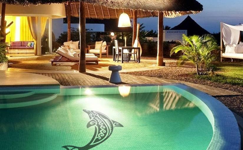 Turtle and Dolphin Swimming Pool Mosaic Design Ideas