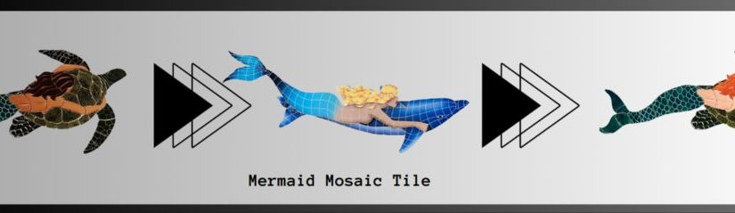 mermaid mosaic tile